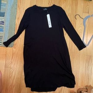 Aqua black dress with tags
